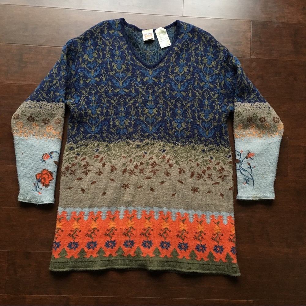 🧿 Oilily Vintage 80’s Wool Sweater/Tunic 🧿